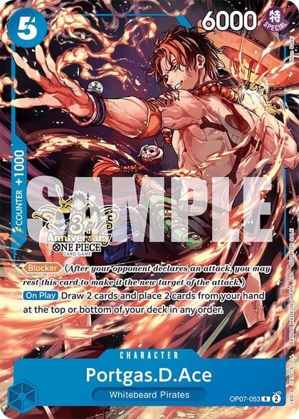 Portgas.D.Ace - OP07-053 (3rd Anniversary Tournament 3 Brothers Pack), Carrying On His Will: 3rd Anniversary Tournament Cards OP07-053