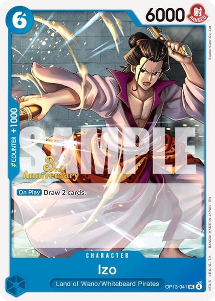 Izo, Carrying On His Will: 3rd Anniversary Tournament Cards OP13-041