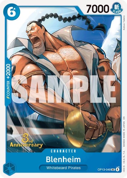 Blenheim, Carrying On His Will: 3rd Anniversary Tournament Cards OP13-049