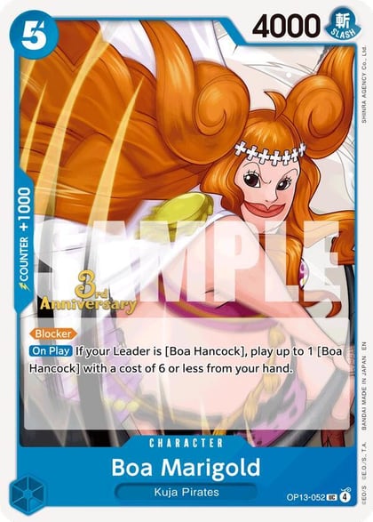 Boa Marigold, Carrying On His Will: 3rd Anniversary Tournament Cards OP13-052