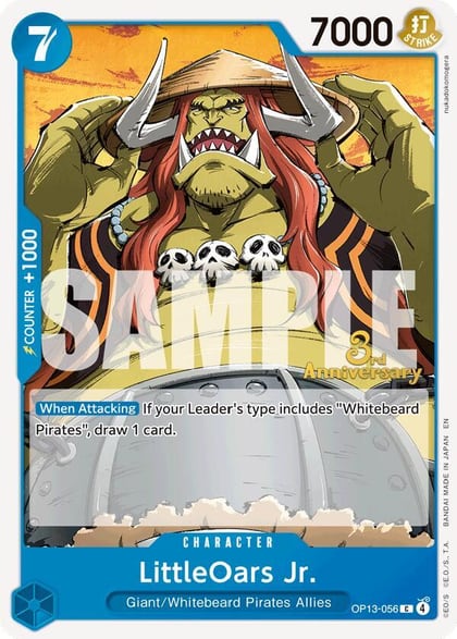 LittleOars Jr., Carrying On His Will: 3rd Anniversary Tournament Cards OP13-056