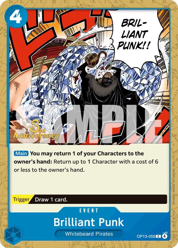 Brilliant Punk, Carrying On His Will: 3rd Anniversary Tournament Cards OP13-059