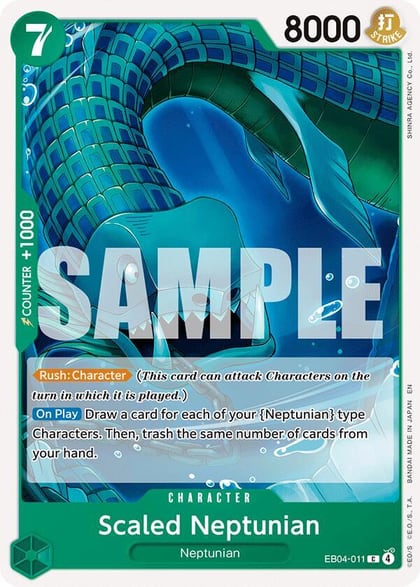 Scaled Neptunian, The Azure Sea's Seven EB04-011
