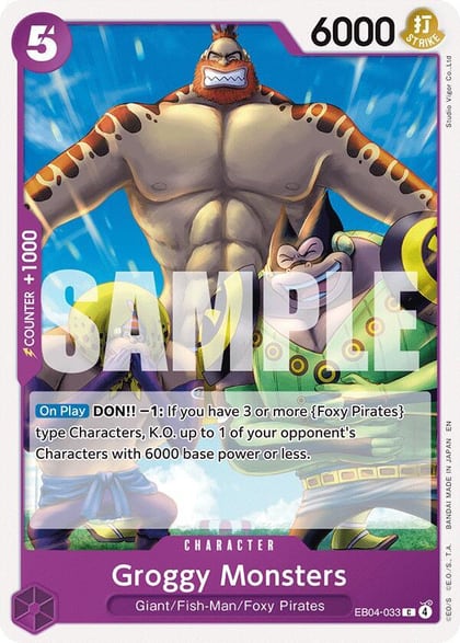 Groggy Monsters, The Azure Sea's Seven EB04-033