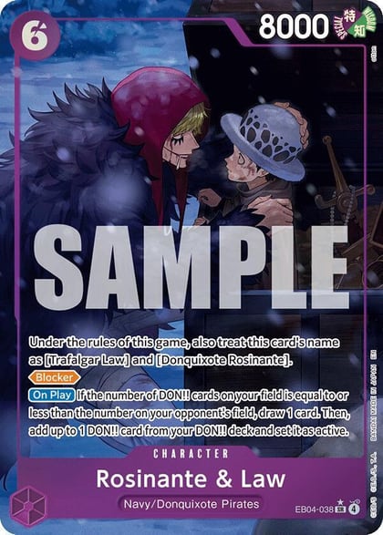 Rosinante & Law (Alternate Art), The Azure Sea's Seven EB04-038