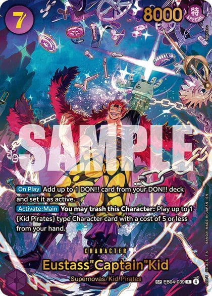 Eustass"Captain"Kid - EB04-039 (SP), The Azure Sea's Seven EB04-039
