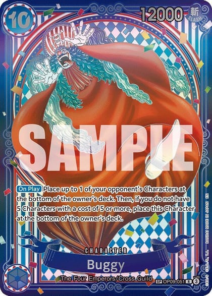 Buggy - OP09-051 (SP), The Azure Sea's Seven OP09-051