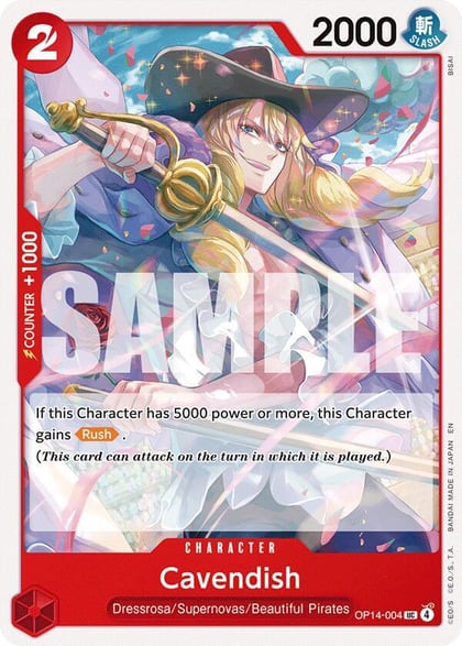 Cavendish, The Azure Sea's Seven OP14-004