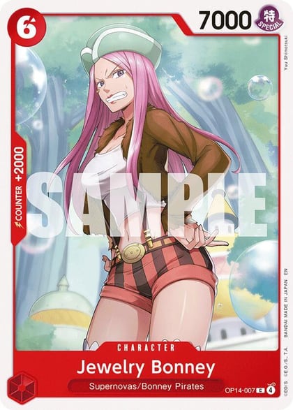 Jewelry Bonney, The Azure Sea's Seven OP14-007
