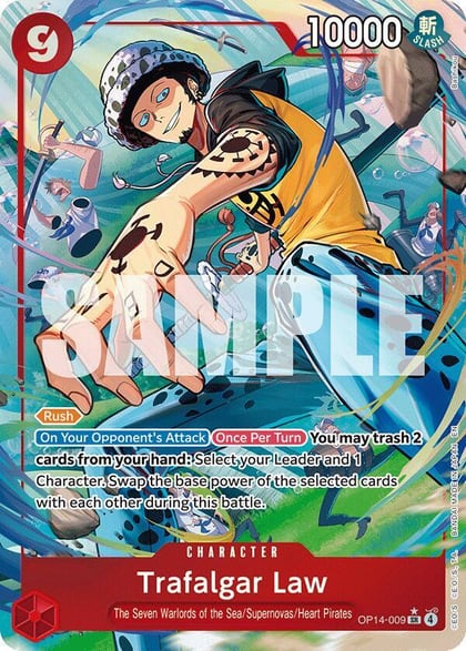 Trafalgar Law - OP14-009 (Alternate Art), The Azure Sea's Seven OP14-009