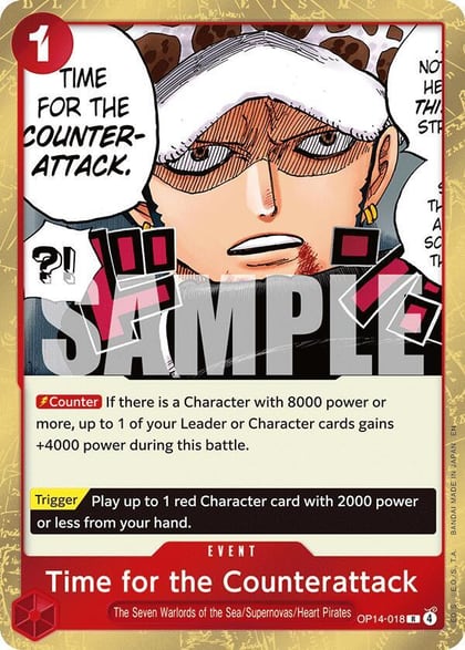 Time for the Counterattack, The Azure Sea's Seven OP14-018