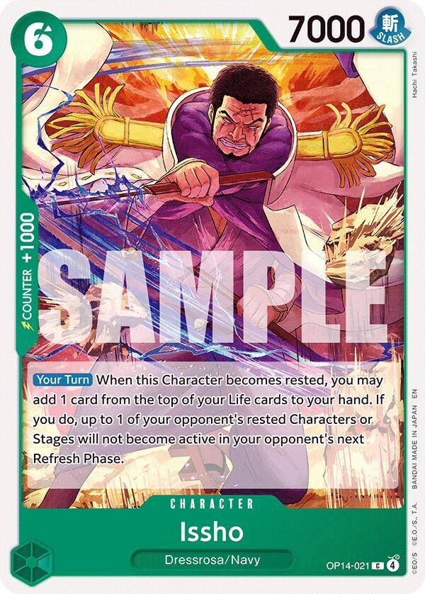 Issho - OP14-021, The Azure Sea's Seven OP14-021