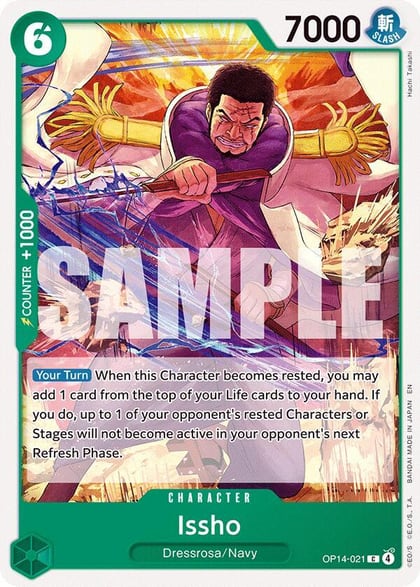 Issho - OP14-021, The Azure Sea's Seven OP14-021