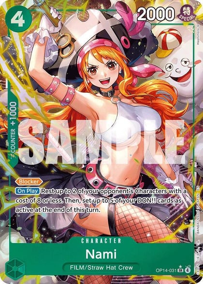 Nami (Alternate Art), The Azure Sea's Seven OP14-031