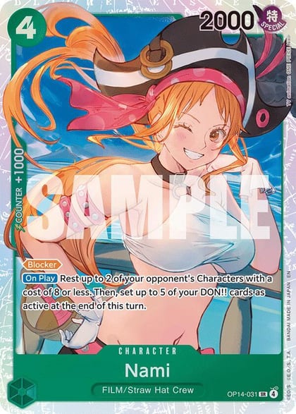 Nami, The Azure Sea's Seven OP14-031
