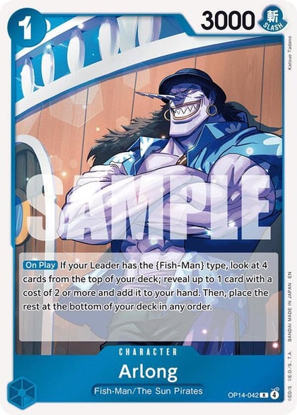 Arlong, The Azure Sea's Seven OP14-042