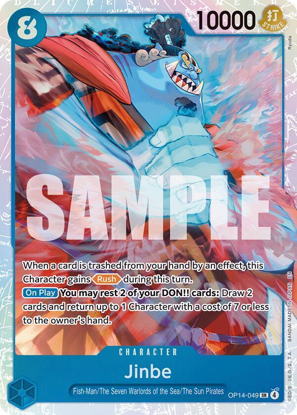 Jinbe - OP14-049, The Azure Sea's Seven OP14-049