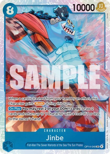 Jinbe - OP14-049, The Azure Sea's Seven OP14-049