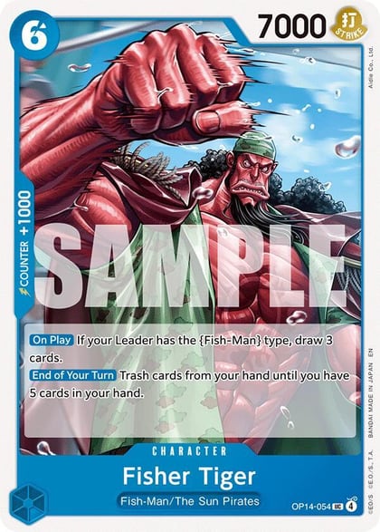 Fisher Tiger, The Azure Sea's Seven OP14-054