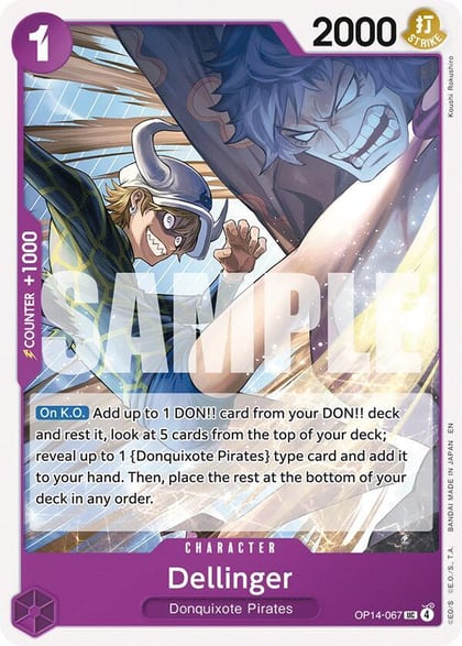 Dellinger, The Azure Sea's Seven OP14-067