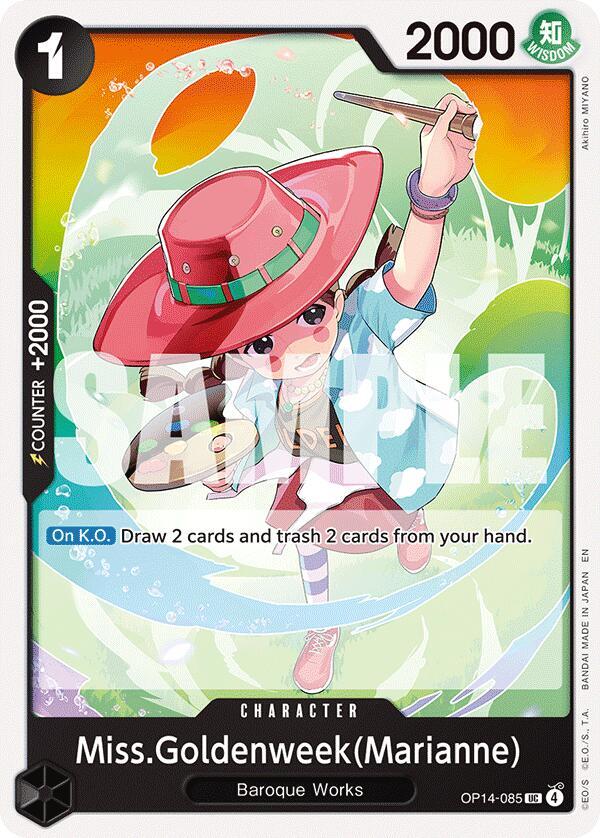 Miss.Goldenweek(Marianne), The Azure Sea's Seven OP14-085