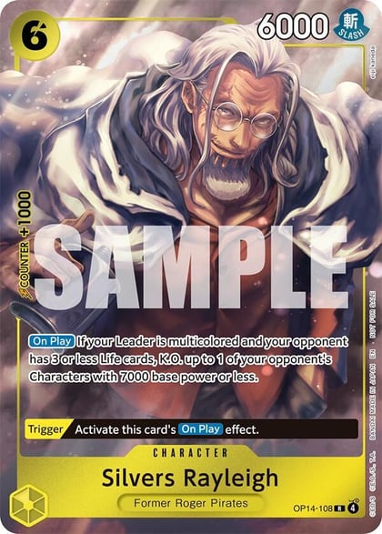 Silvers Rayleigh (Dash Pack), The Azure Sea's Seven OP14-108