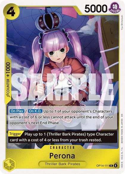Perona - OP14-111, The Azure Sea's Seven OP14-111