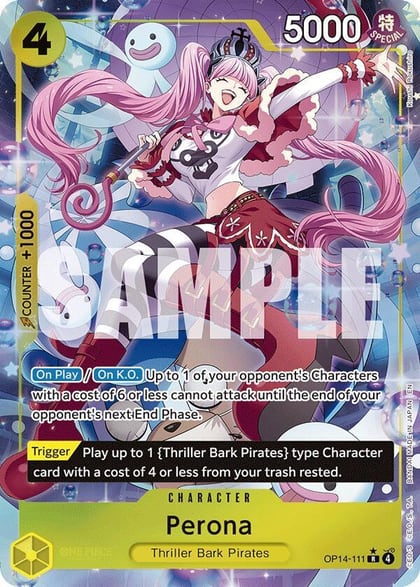 Perona - OP14-111 (Alternate Art), The Azure Sea's Seven OP14-111