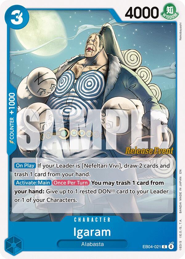 Igaram, The Azure Sea's Seven Release Event Cards EB04-021