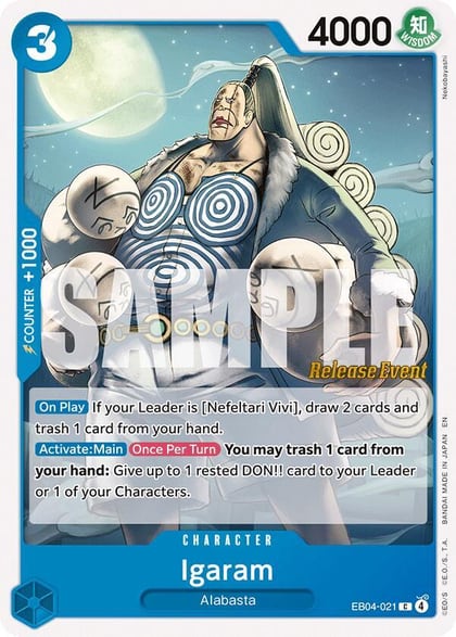 Igaram, The Azure Sea's Seven Release Event Cards EB04-021