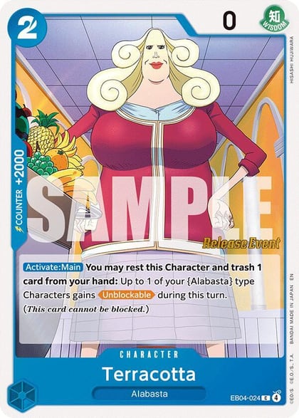 Terracotta, The Azure Sea's Seven Release Event Cards EB04-024