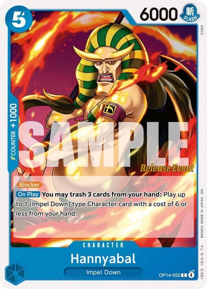 Hannyabal, The Azure Sea's Seven Release Event Cards OP14-052