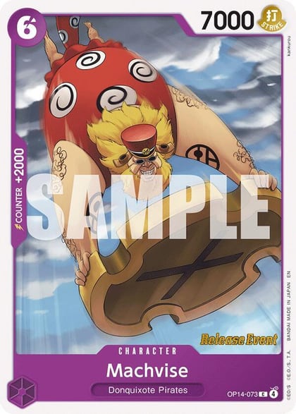 Machvise, The Azure Sea's Seven Release Event Cards OP14-073