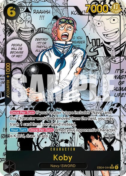 Koby (EB04-044) (Manga), Adventure on Kami's Island EB04-044