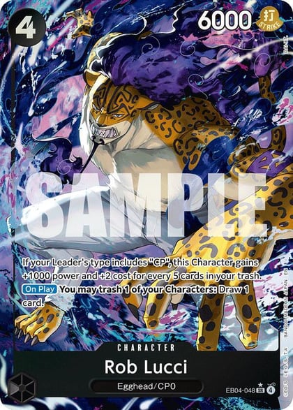 Rob Lucci (Alternate Art), Adventure on Kami's Island EB04-048
