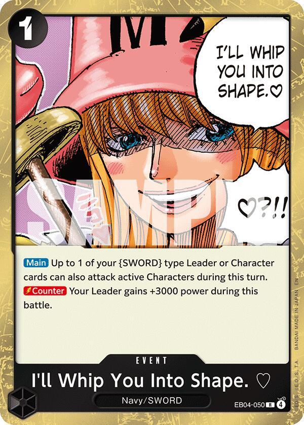 I'll Whip You Into Shape., Adventure on Kami's Island EB04-050