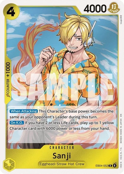 Sanji (EB04-052), Adventure on Kami's Island EB04-052
