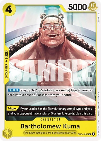 Bartholomew Kuma (EB04-055), Adventure on Kami's Island EB04-055