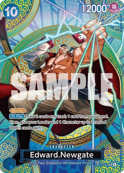 Edward.Newgate (SP), Adventure on Kami's Island OP13-042