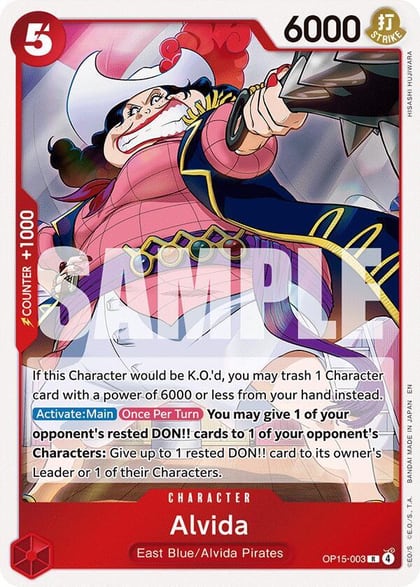 Alvida, Adventure on Kami's Island OP15-003