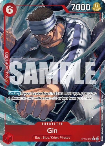 Gin (Alternate Art), Adventure on Kami's Island OP15-007