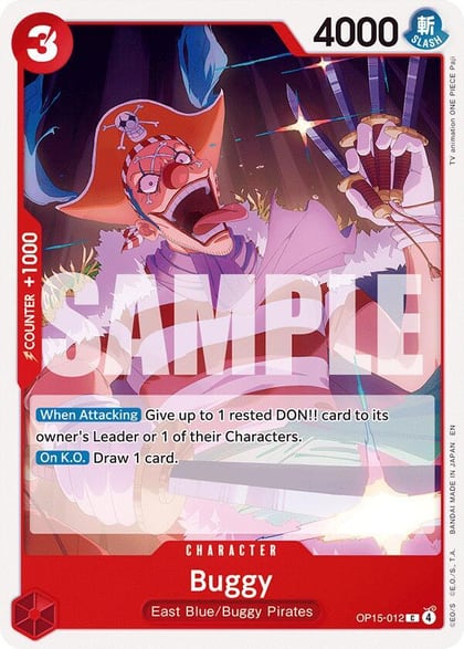 Buggy, Adventure on Kami's Island OP15-012