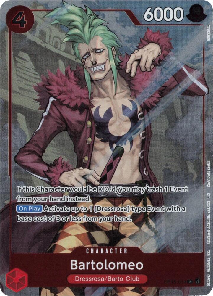 Bartolomeo (Dash Pack), Adventure on Kami's Island OP15-014
