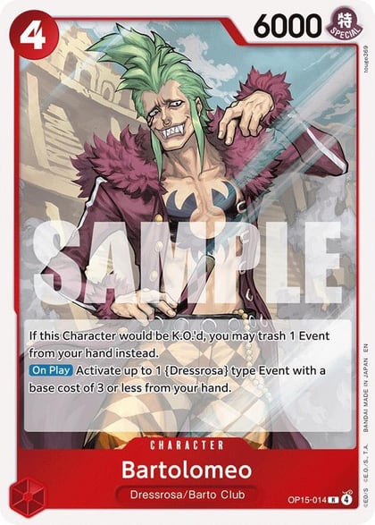 Bartolomeo, Adventure on Kami's Island OP15-014