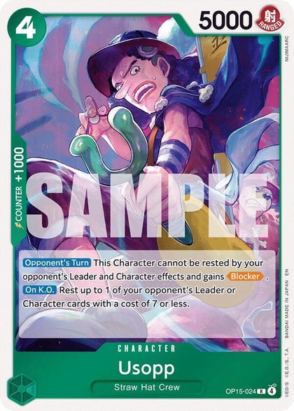 Usopp, Adventure on Kami's Island OP15-024