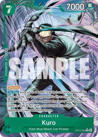 Kuro (Alternate Art), Adventure on Kami's Island OP15-025