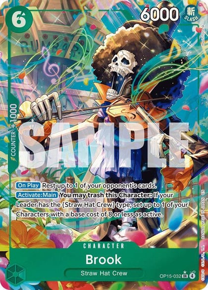 Brook (OP15-032) (Alternate Art), Adventure on Kami's Island OP15-032