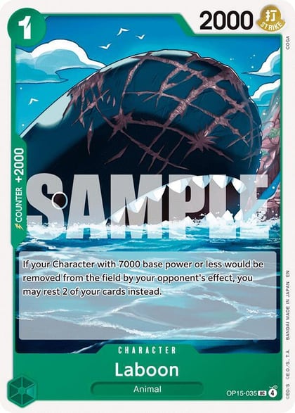 Laboon, Adventure on Kami's Island OP15-035