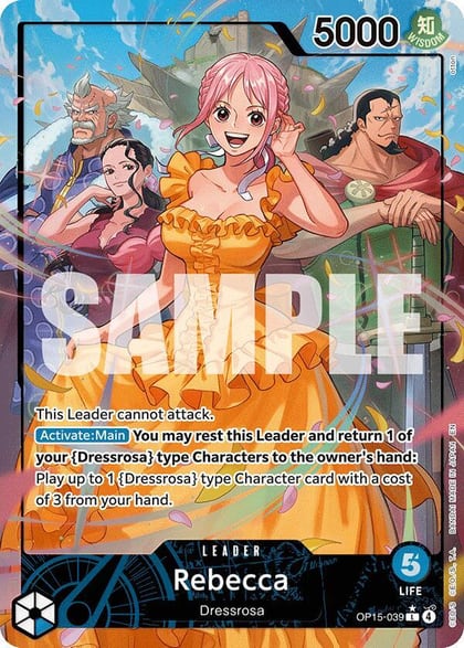 Rebecca (OP15-039) (Alternate Art), Adventure on Kami's Island OP15-039