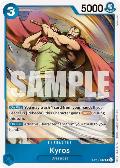 Kyros, Adventure on Kami's Island OP15-042